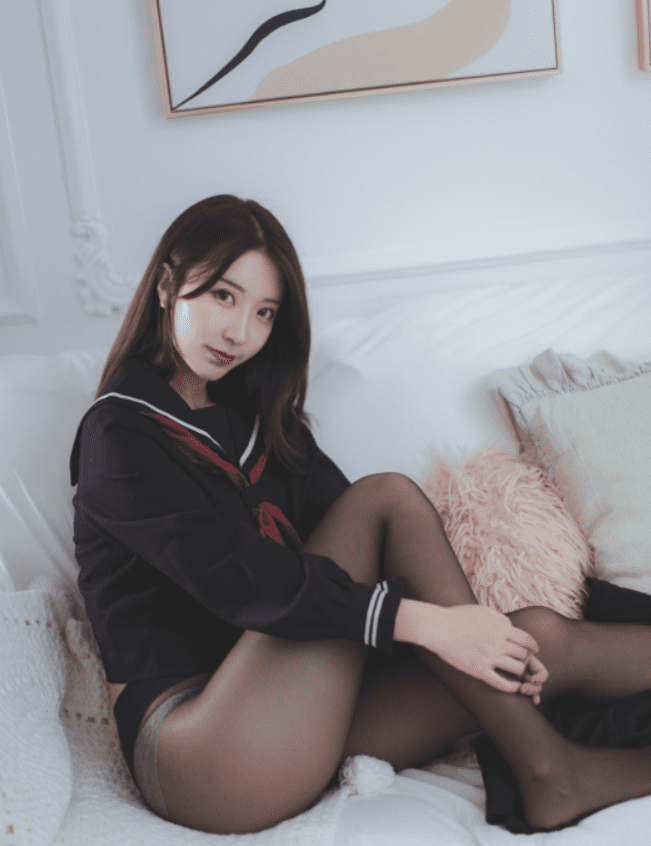 动漫博主@黑川黑丝JK水手服套图写真