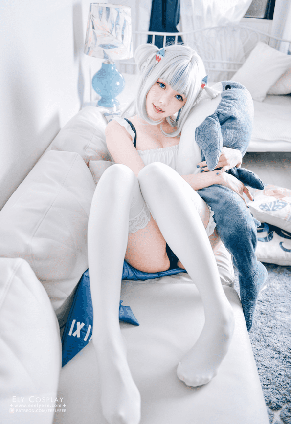 ElyEE子 – NO.071 噶呜·古拉(小鲨鲨) cosplay 泳装
