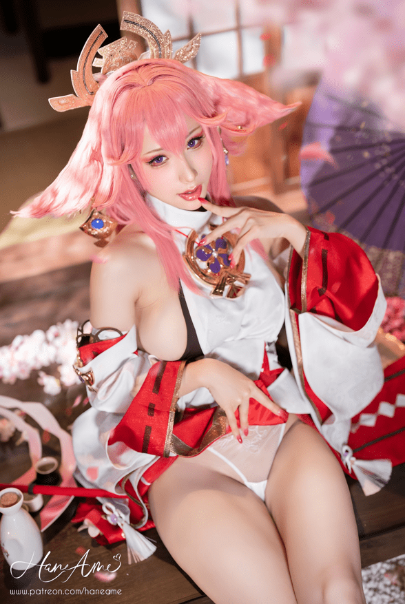雨波_HaneAme – NO.185 原神 八重神子 Yae Miko