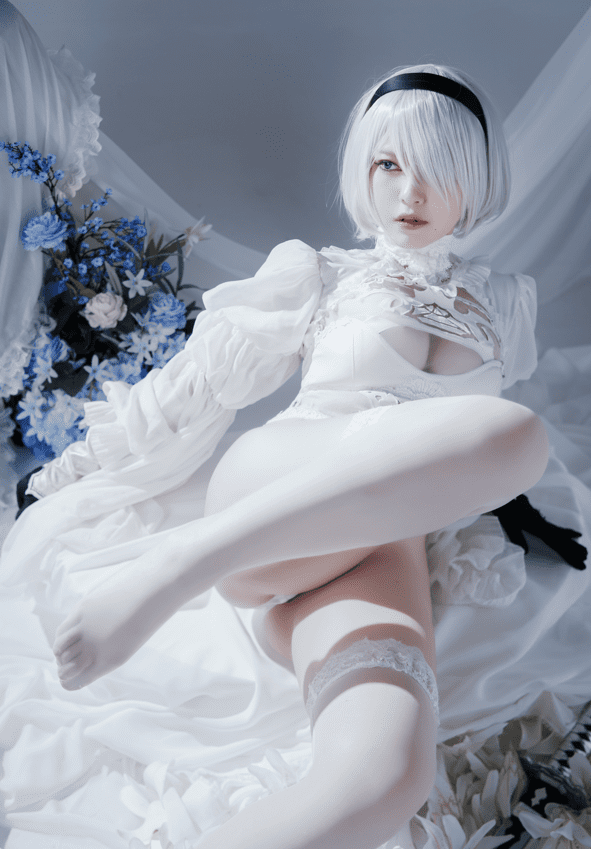 半半子 – NO.55 Automataヨルハ二号B型 白礼服