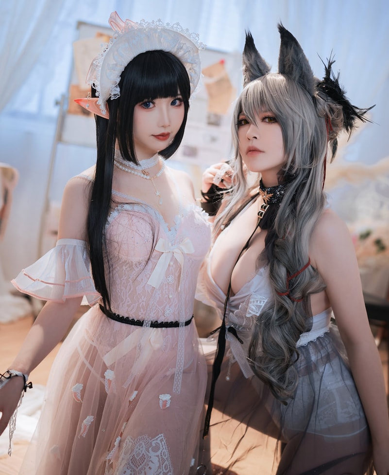 面饼仙儿 – NO.118 &半半子 Arknights 黑x森蚺バレエ