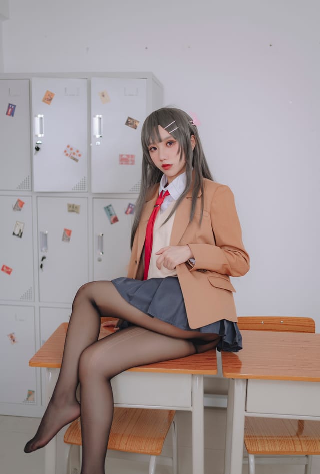 果咩酱w – NO.043 麻衣校服