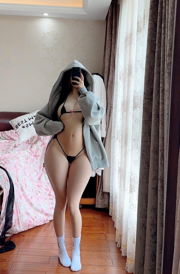 【微-密】俏妞qiaoniuTT- 超性感黑丝比基尼