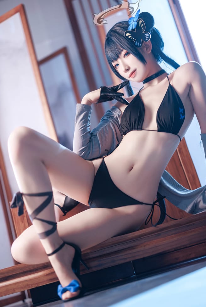 封疆疆v NO.22 碧蓝档案 妃咲 泳装