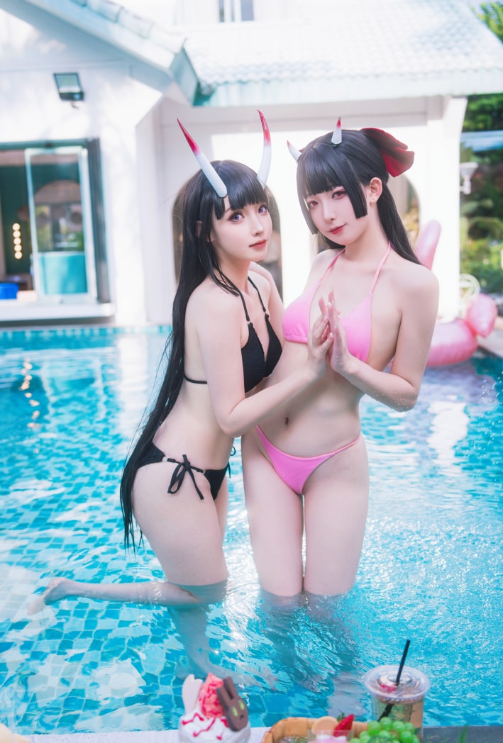 封疆疆v NO.31 &祖木子 能代x酒匂泳装