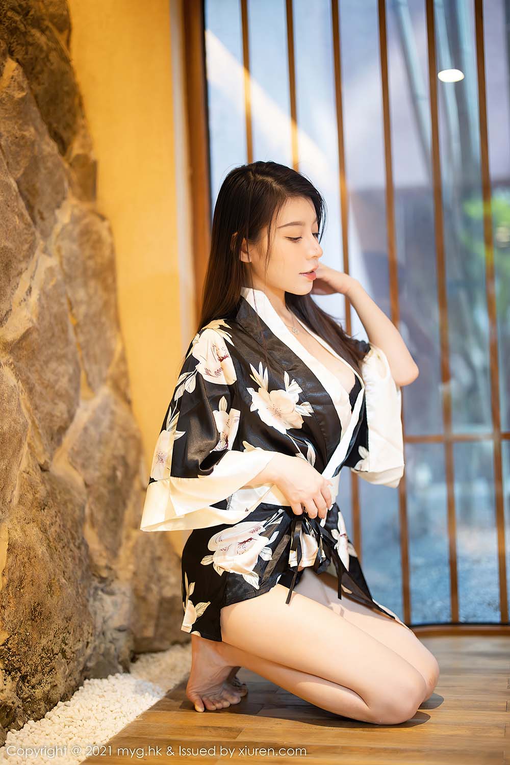 [MyGirl美媛馆] VOL.621 黑色蕾丝内衣 Vetive