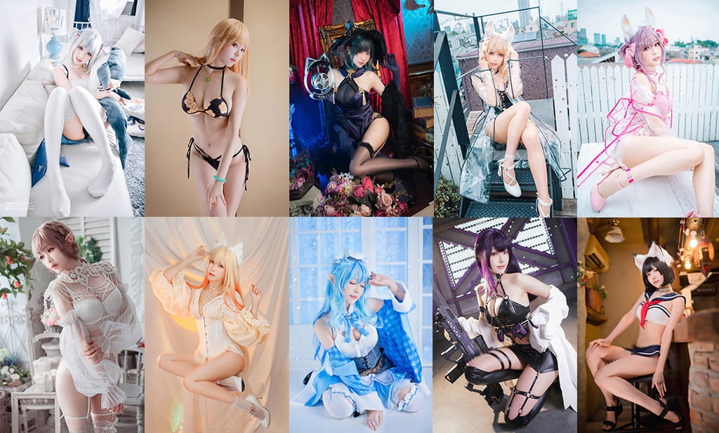 台湾妹子ElyEE COSPLAY写真作品合集&随包视频