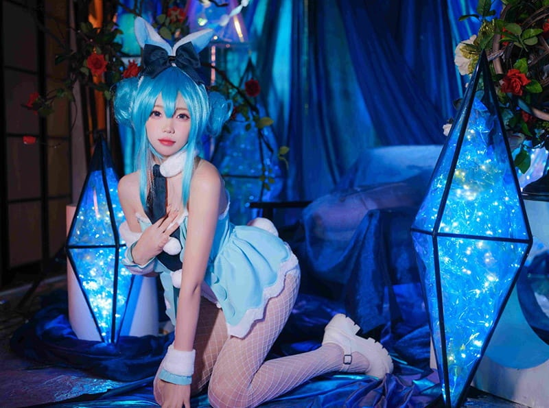 黏黏团子兔(咬一口兔娘ovo)COSPLAY写真作品合集&视频
