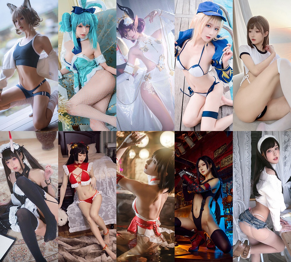 可爱萌妹子阿包也是兔娘COSPLAY写真作品合集