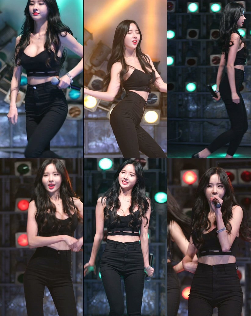 171203韩国女团Pocket Girls现场饭拍秀