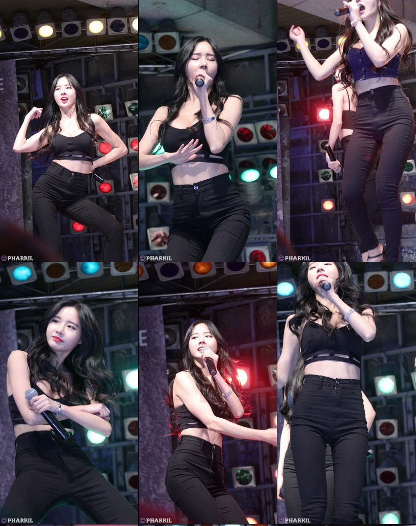 171203韩国女团Pocket Girls现场饭拍秀预览图 2