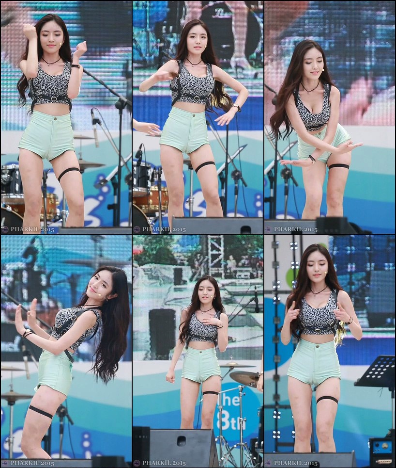 150801韩国女团Pocket Girls现场饭拍秀
