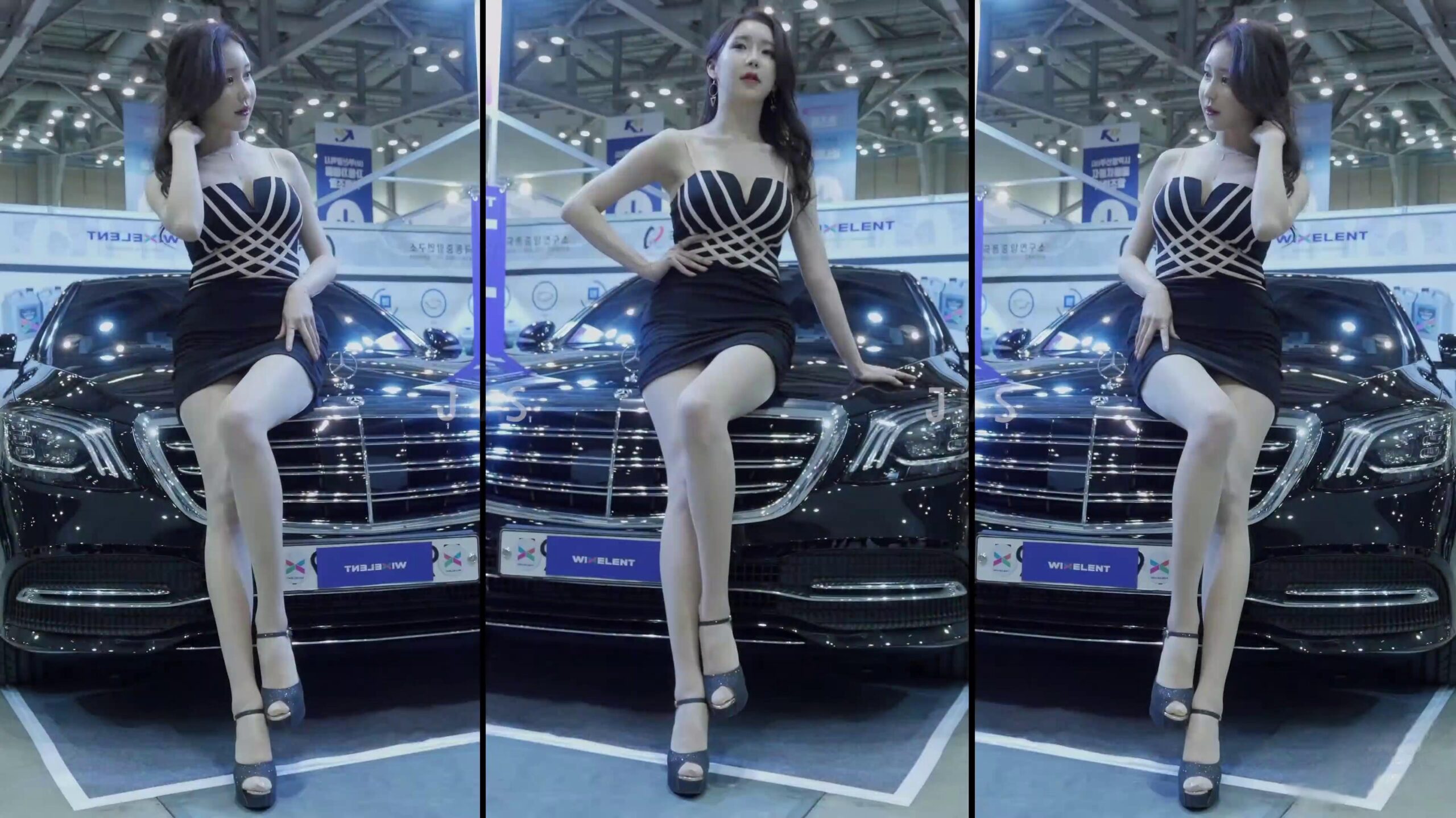 车展奔驰模特敏彩允Min Chaeyoon