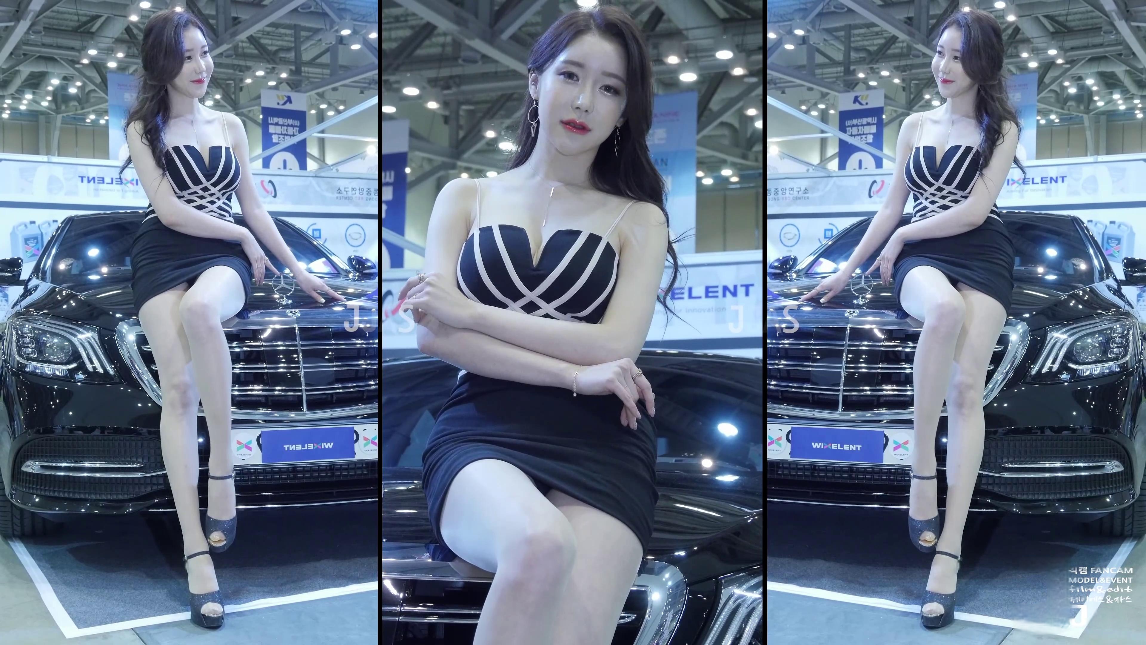 车展奔驰模特敏彩允Min Chaeyoon预览图 2