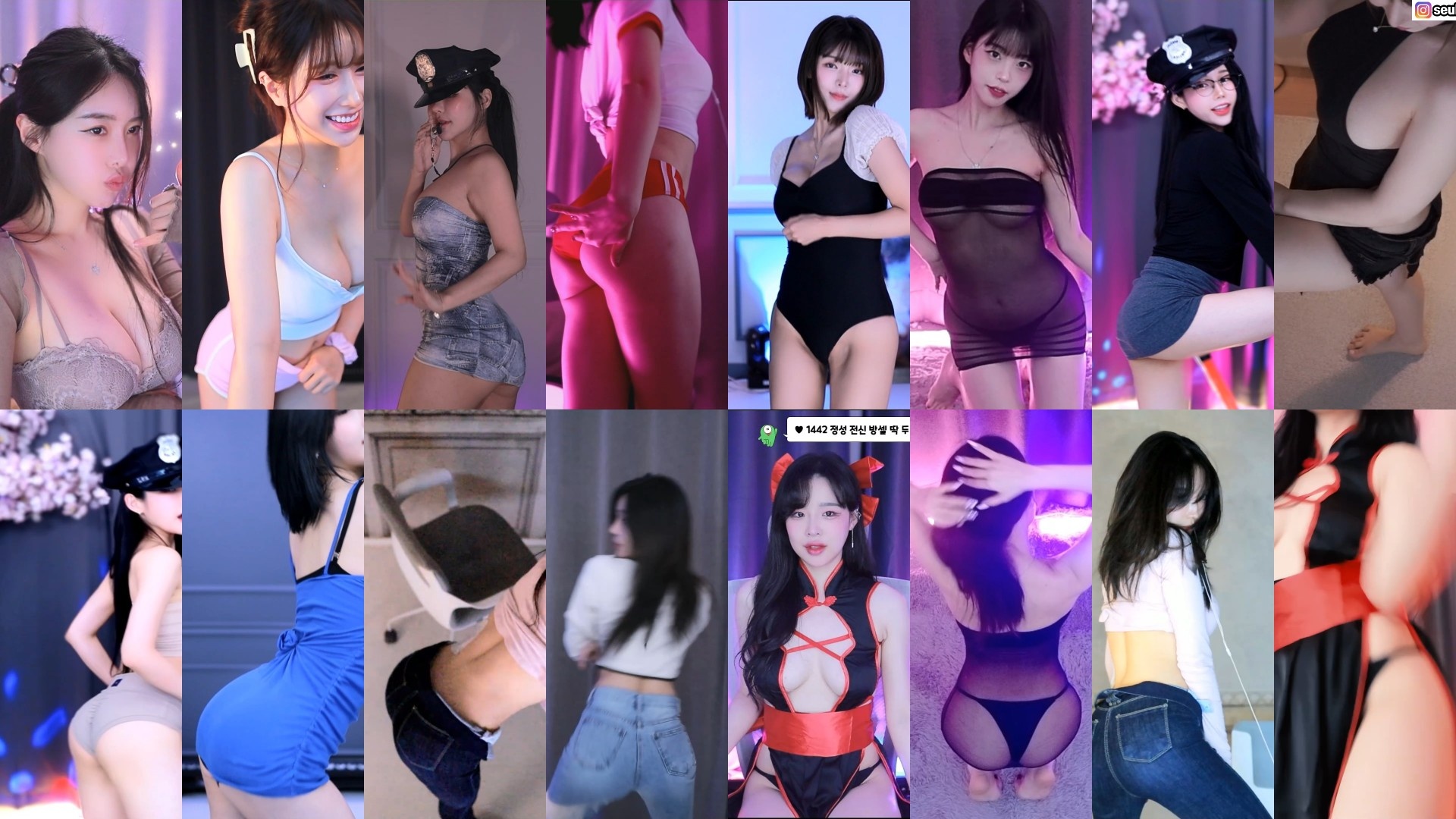 AfreecaTv韩国BJ 24年4月15日录制舞蹈合集