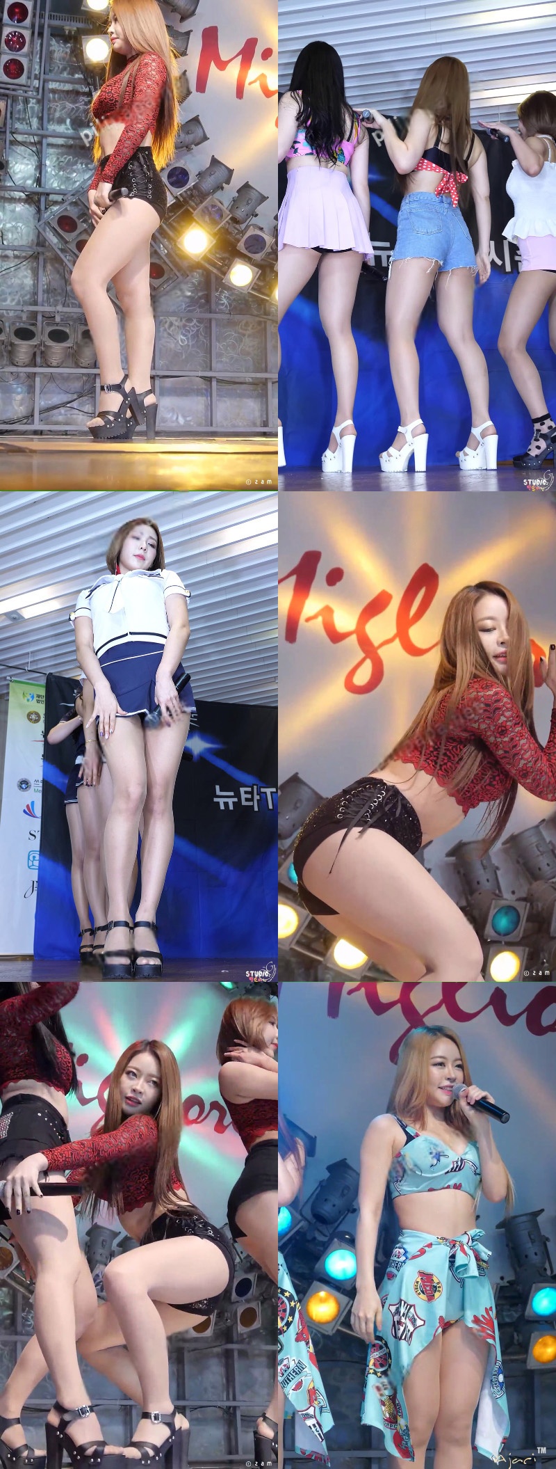 韩国女团A-SEED饭拍合集