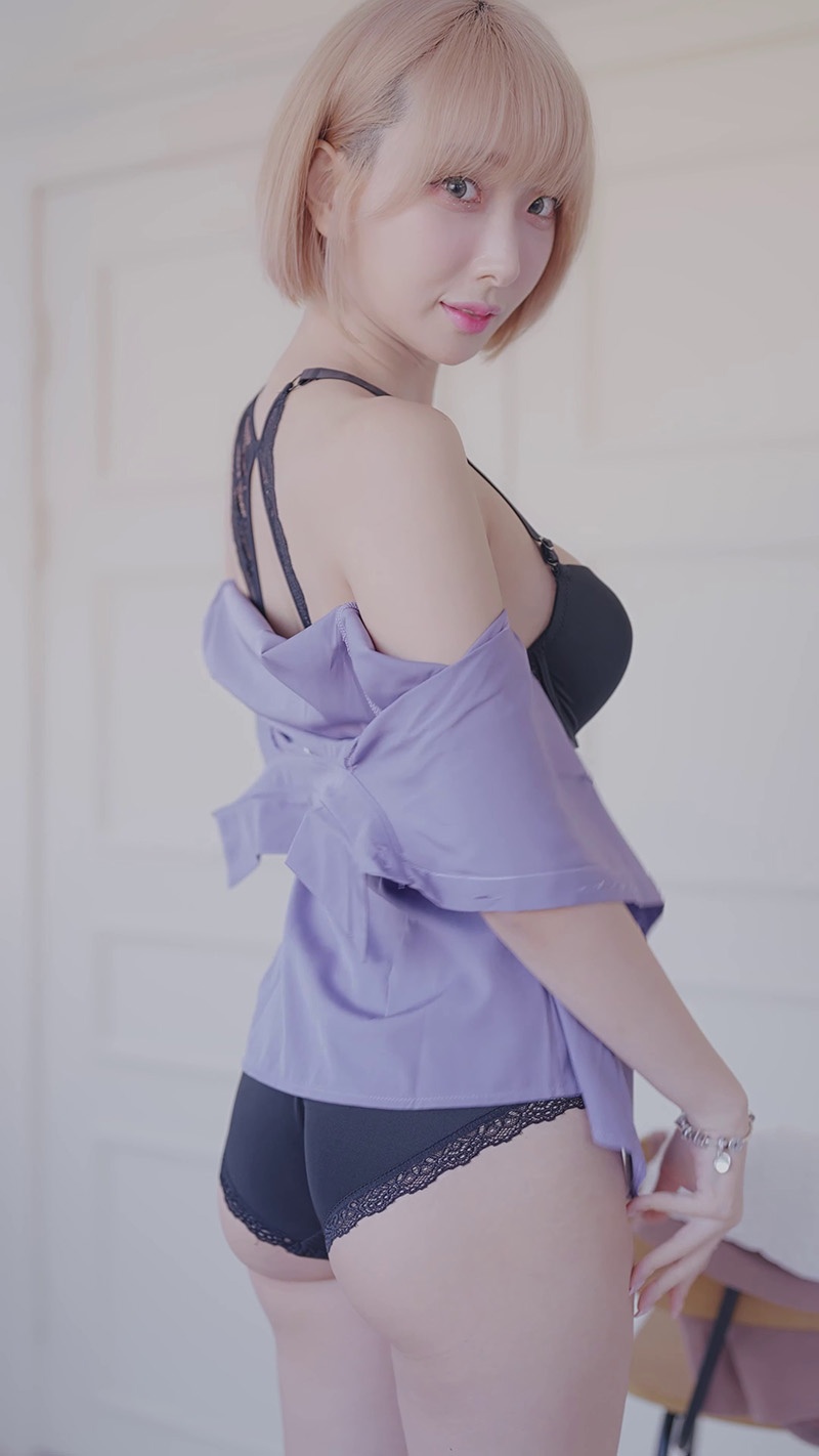 Lookbook时装秀竖版拍摄李那贤Lee Dayeon内衣OL装
