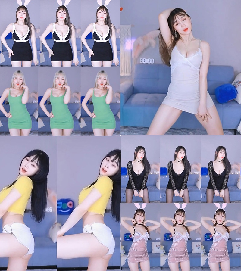 AfreecaTv韩国BJ孝卡无水抖胸性感舞蹈剪辑合集二