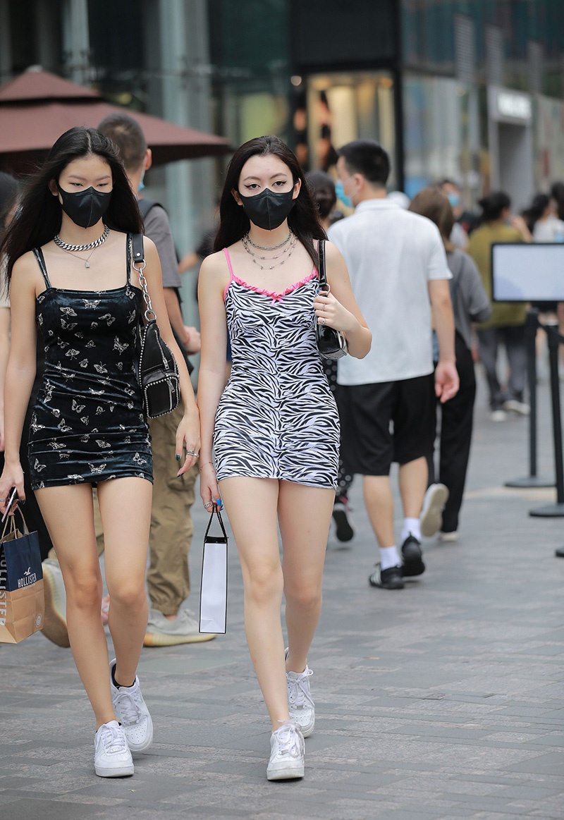 V13.超短紧身包臀裙美女图片视频预览图 3