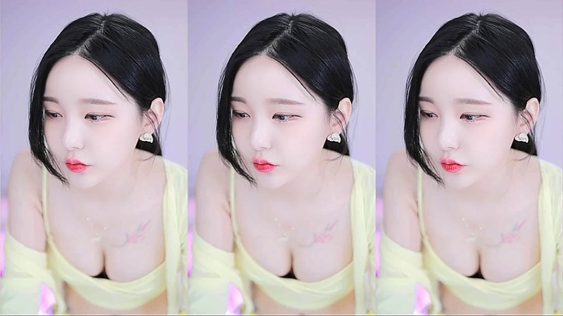 AfreecaTv韩国BJ丘珍低胸热裤摩托摇性感热舞