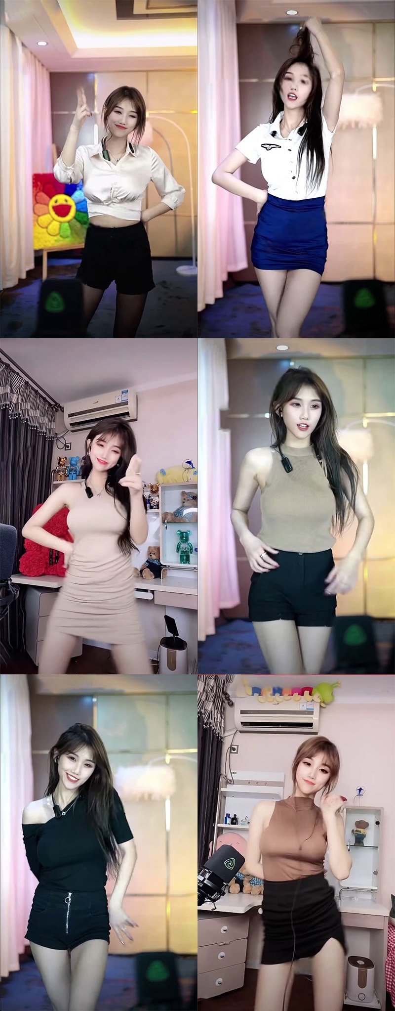 抖音主播茜望直播热舞小合集