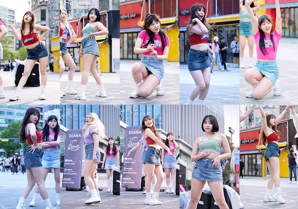 20230609韩国女团DIANA现场饭拍秀