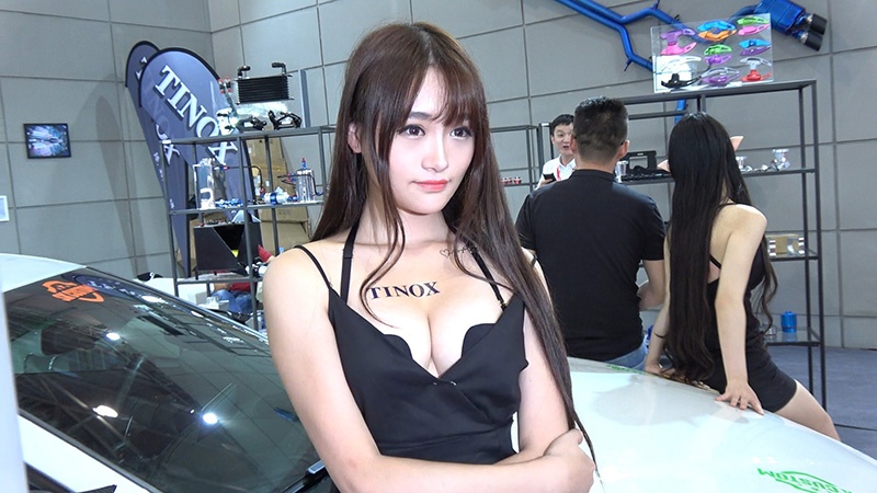 CAS改装车展TINOX黑丝美胸模特2则预览图 4