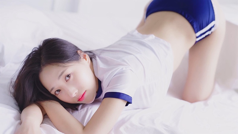 Lookbook时装秀模特妍花yeonhwa试穿内衣横版预览图 2