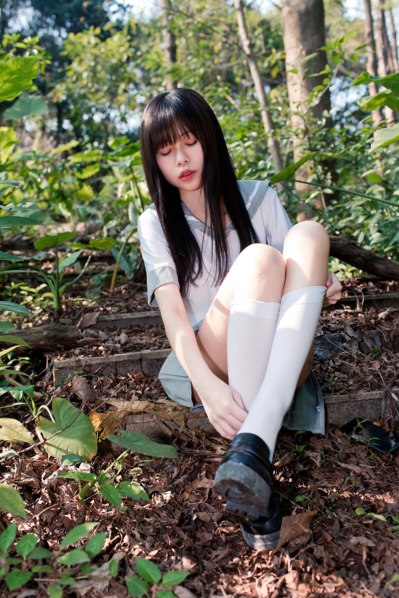 134.日系JK绝对领域郊游少女图片视频预览图 4