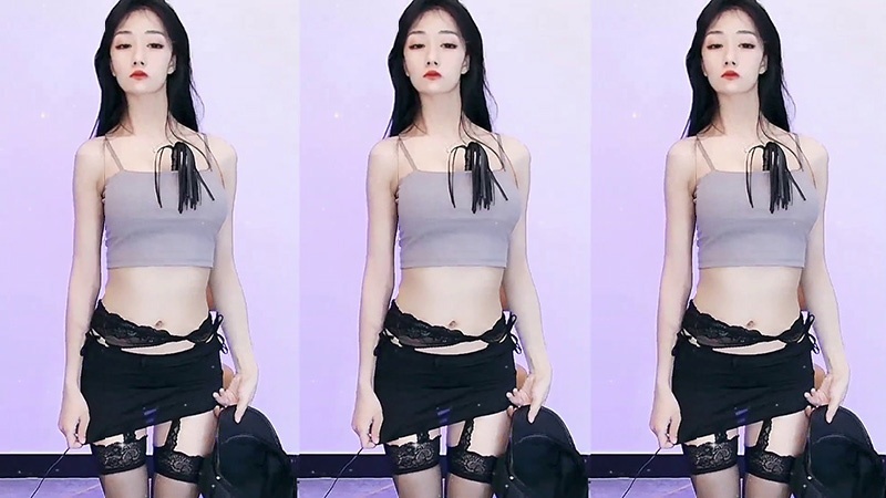 网易CC主播乖乖女星也连体袜包臀裙热舞3则预览图 3