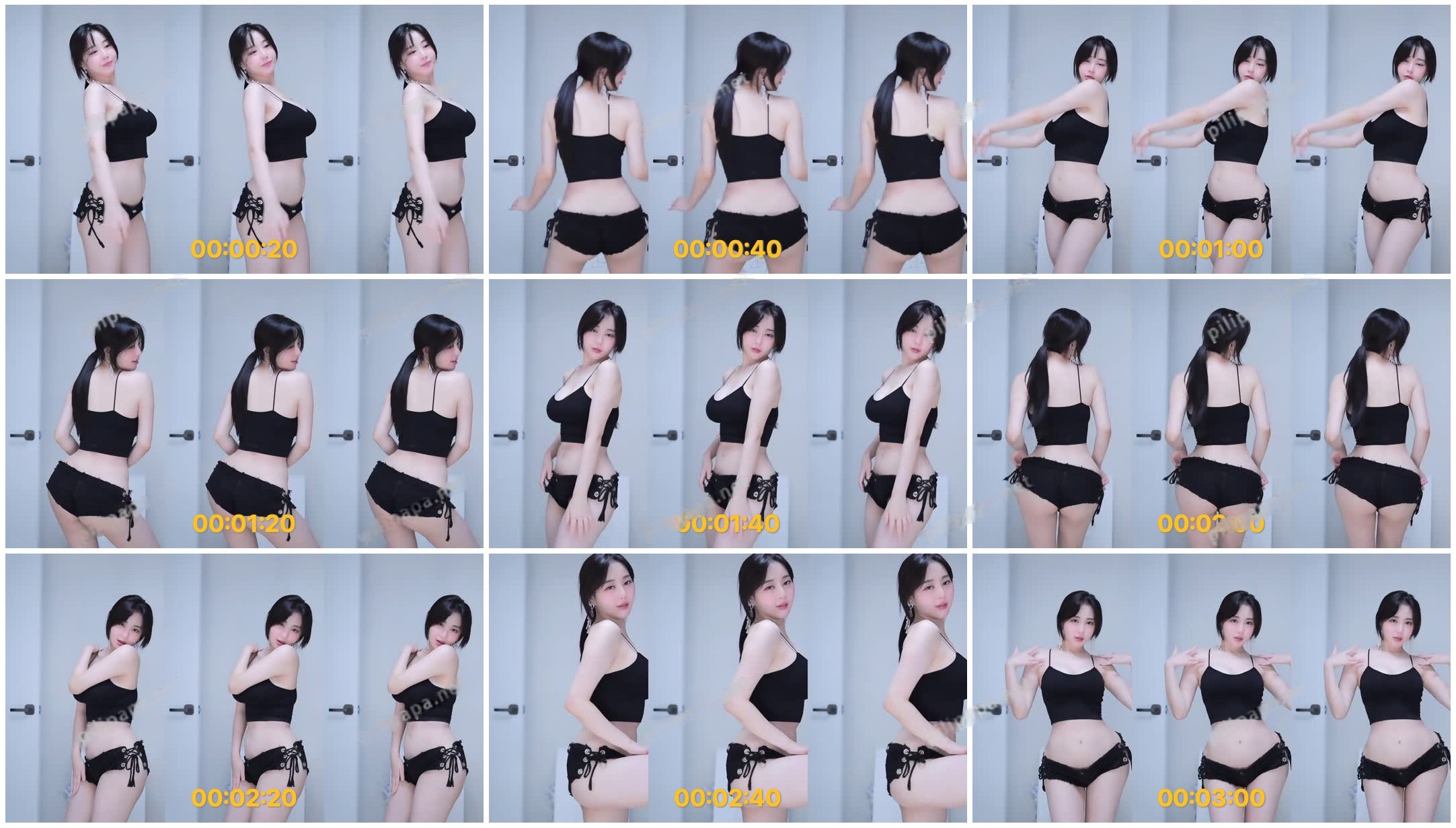 AI处理无水AfreecaTV韩国BJ低胸翘臀女主播预览图 4