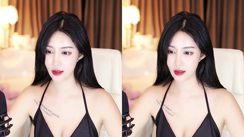 网易CC直播依阳BABY黑丝抖胸热舞