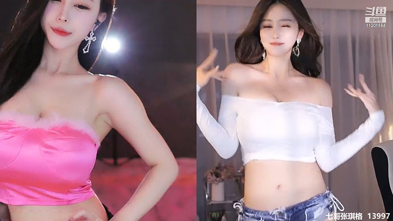 230415斗鱼直播小棉袄、张琪格性感热舞PK预览图 2
