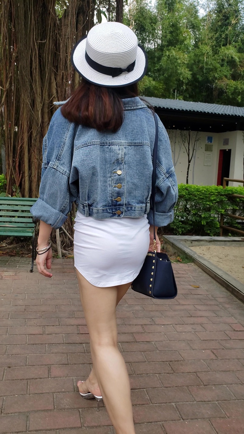 120.江南小镇-白裙美女图片视频预览图 2