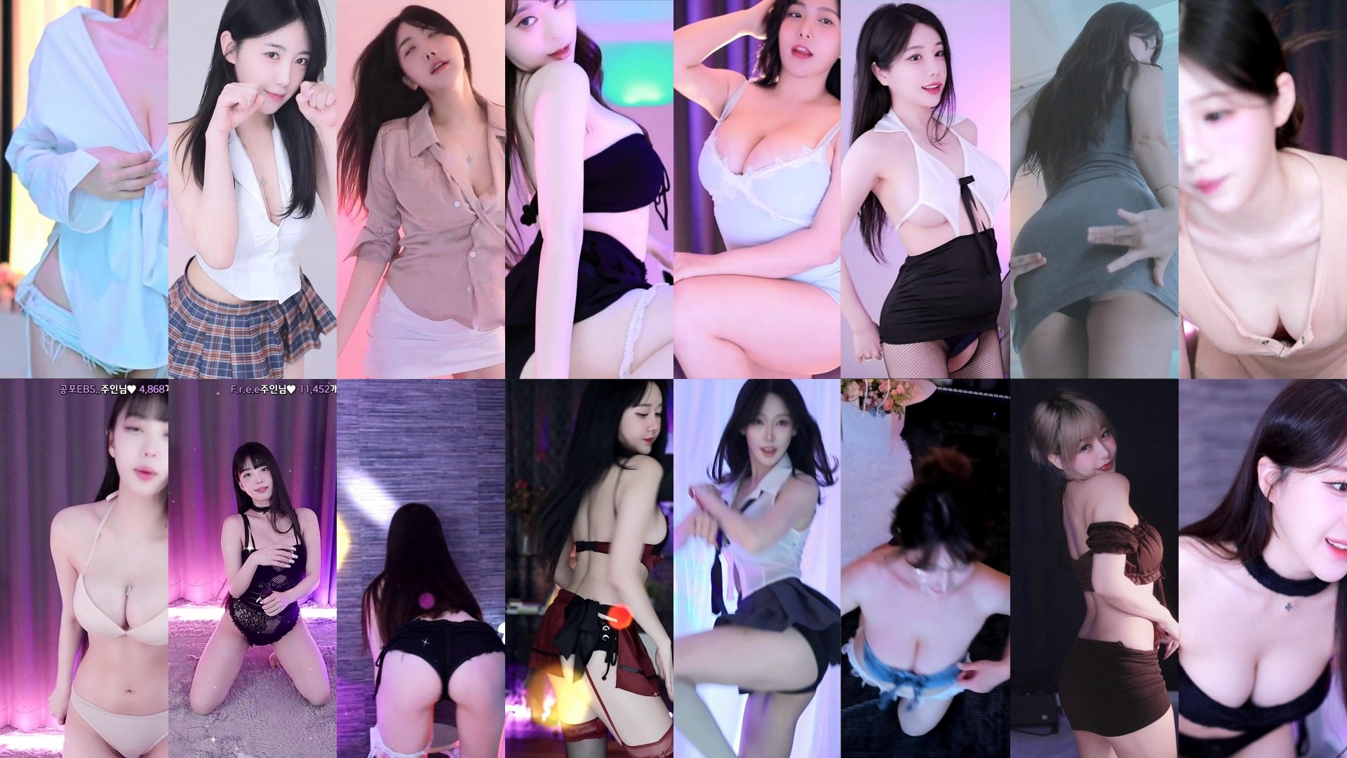 AfreecaTv韩国BJ 24年7月1日录制舞蹈合集