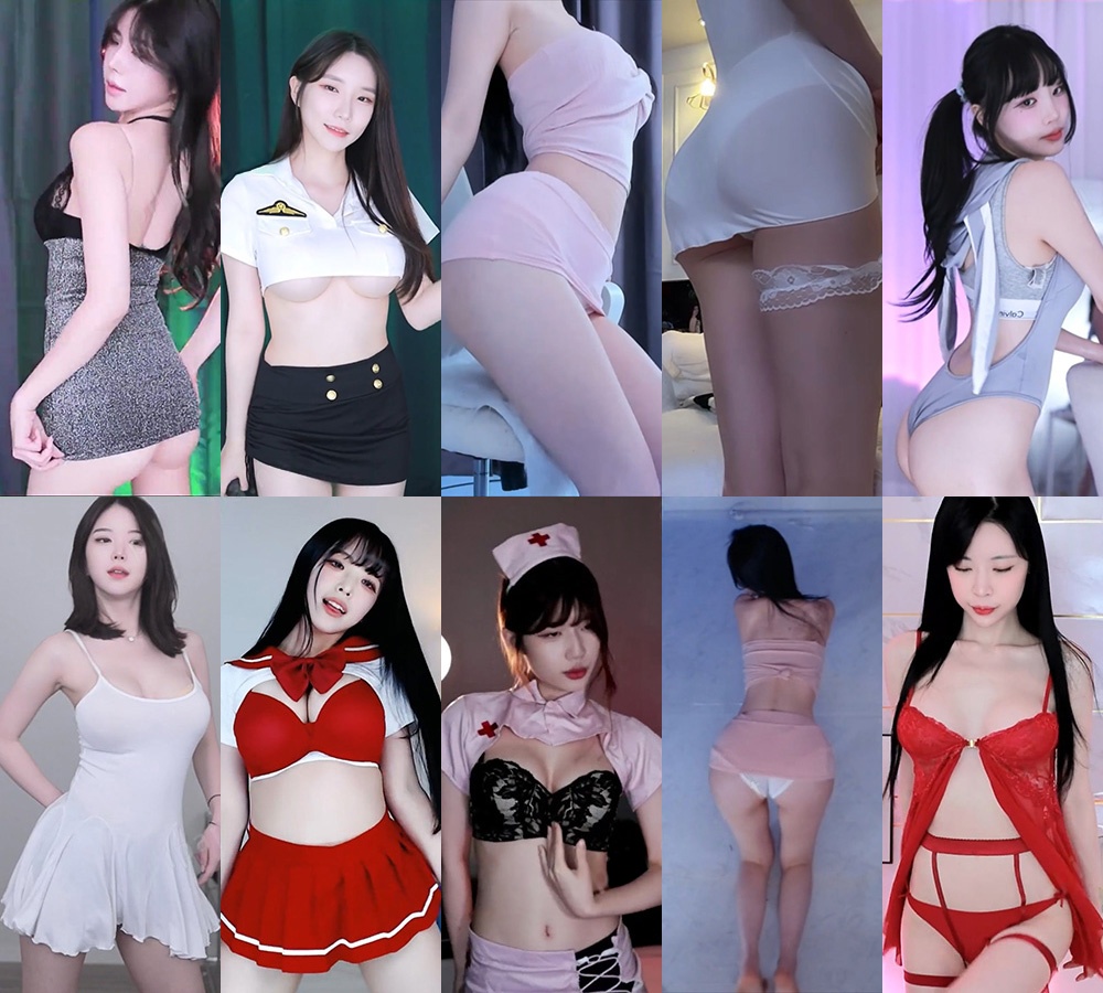 AfreecaTv韩国BJ阿孝、蔡京多位主播19+舞蹈合集