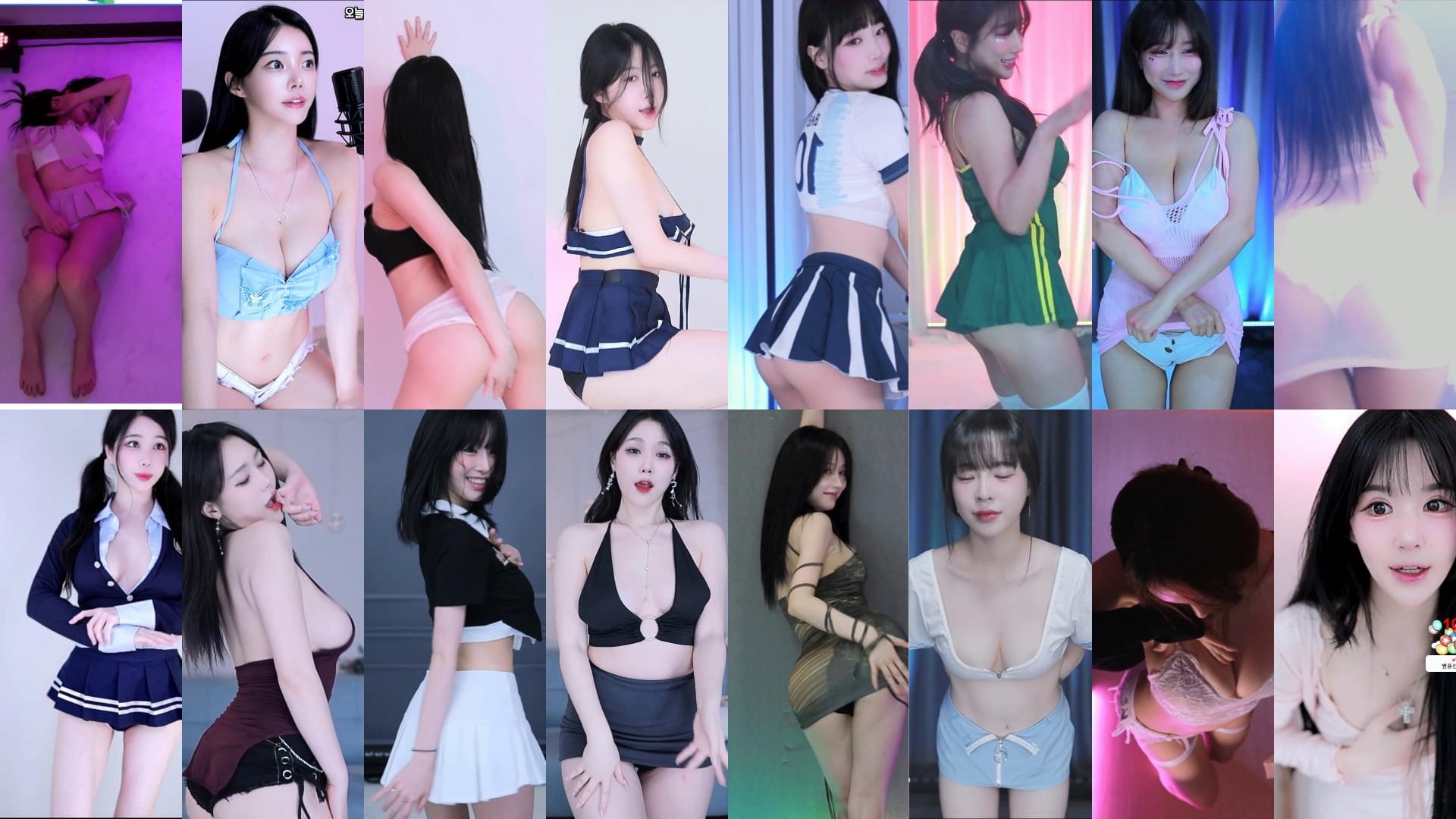 AfreecaTv韩国BJ 24年9月26-29日录制舞蹈合集