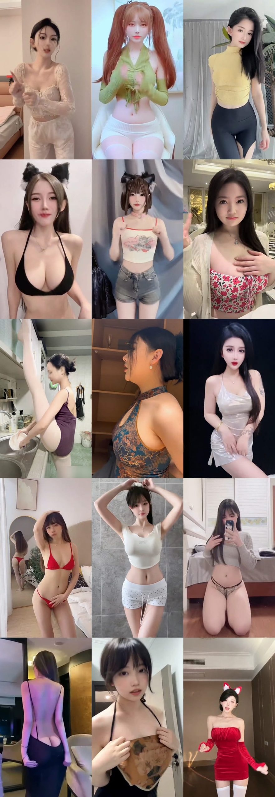 无水印高清美女擦边抖胸舞超大合集收集