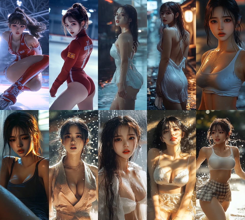 AI lookbook AI girl video 美女视第二弹
