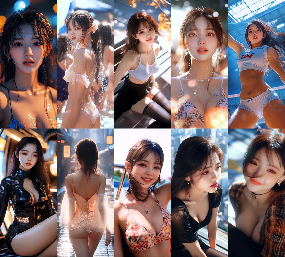 AI lookbook AI girl video 美女视第四弹