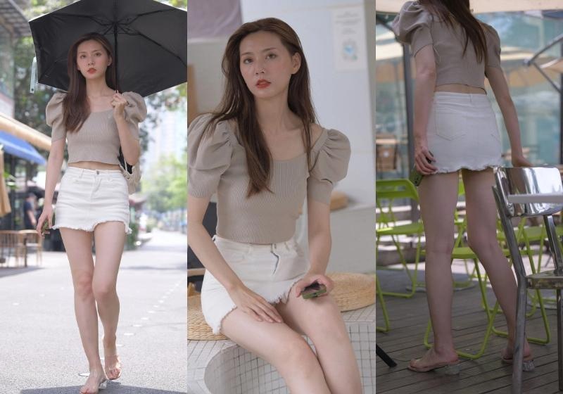 M926.白裙美女图片视频