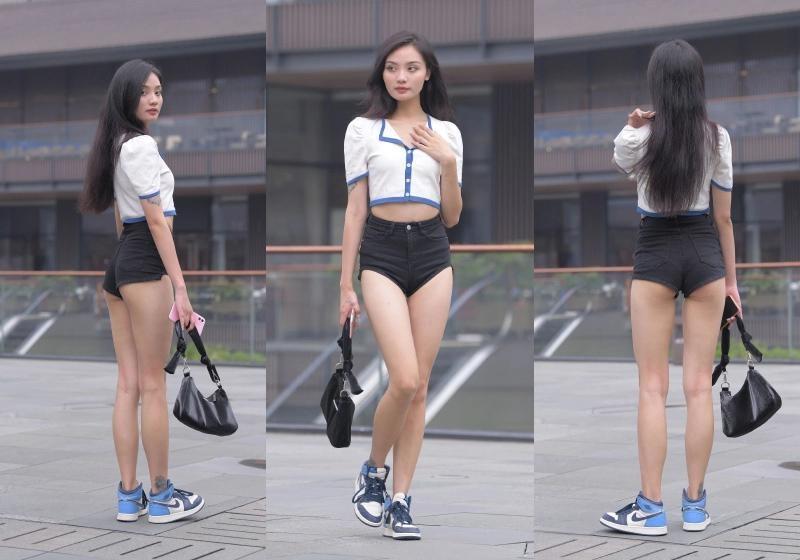 M941.黑色热裤美女图片视频