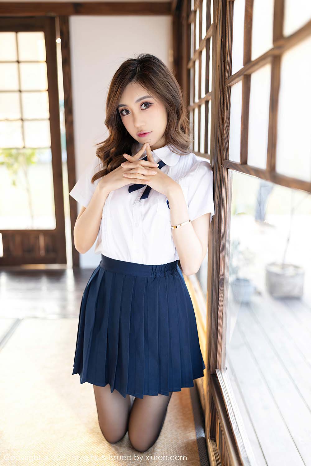[MyGirl美媛馆] VOL.618 校服制服系列 绮里嘉ula预览图 3