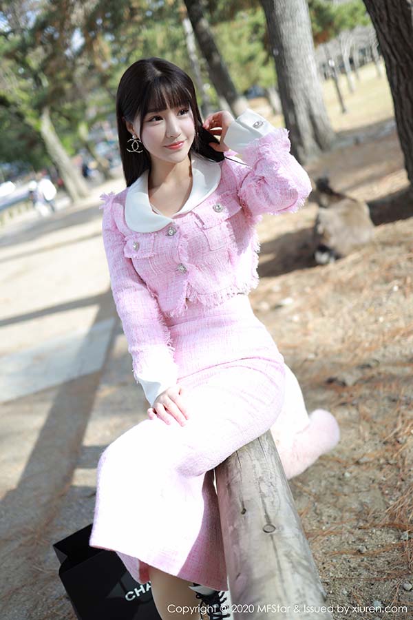 [MFStar模范学院]MF20200302VOL0278 VOL.278 粉色服饰 朱可儿Flower