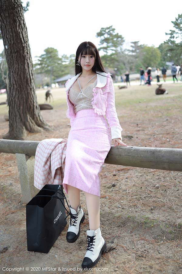 [MFStar模范学院]MF20200302VOL0278 VOL.278 粉色服饰 朱可儿Flower预览图 3