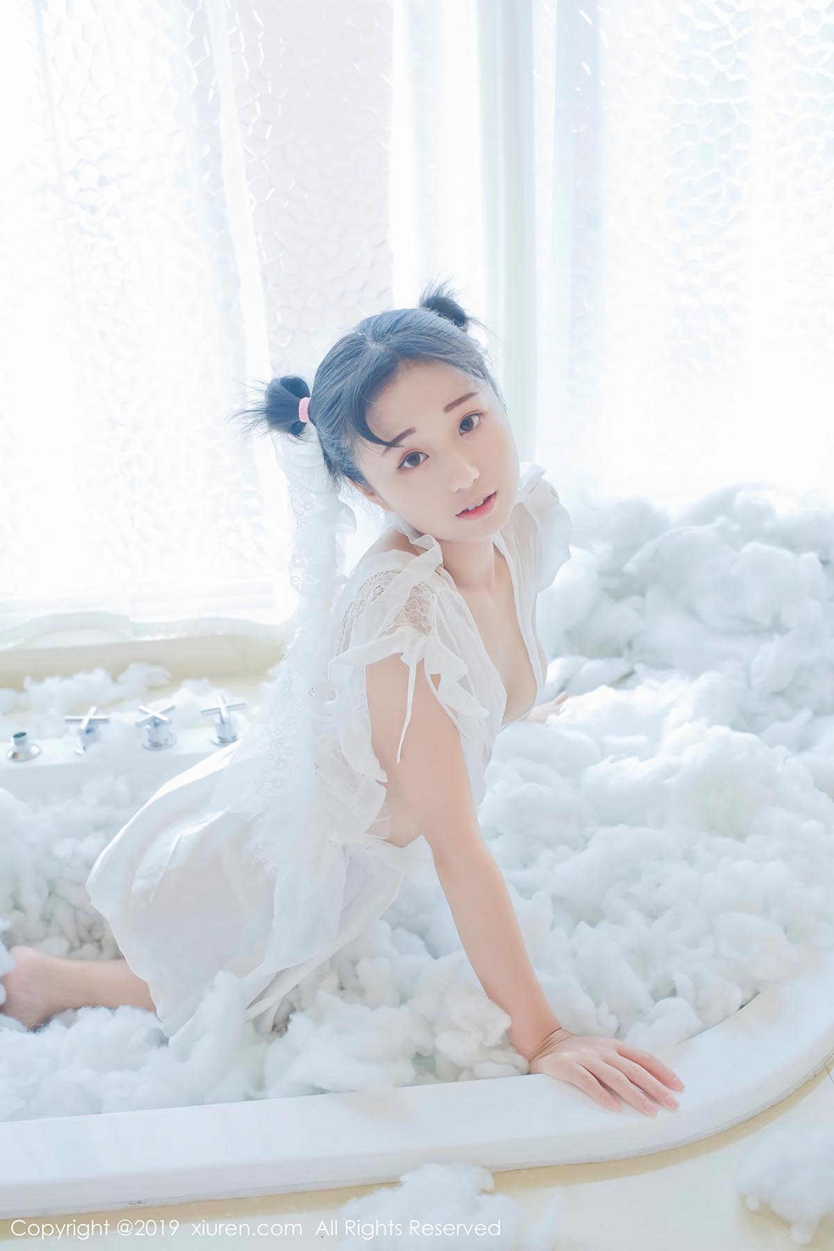 [Xiuren秀人网]XR20190116N01313 NO.1313 蕾丝小新娘+日系蓝色体操服 仓井优香