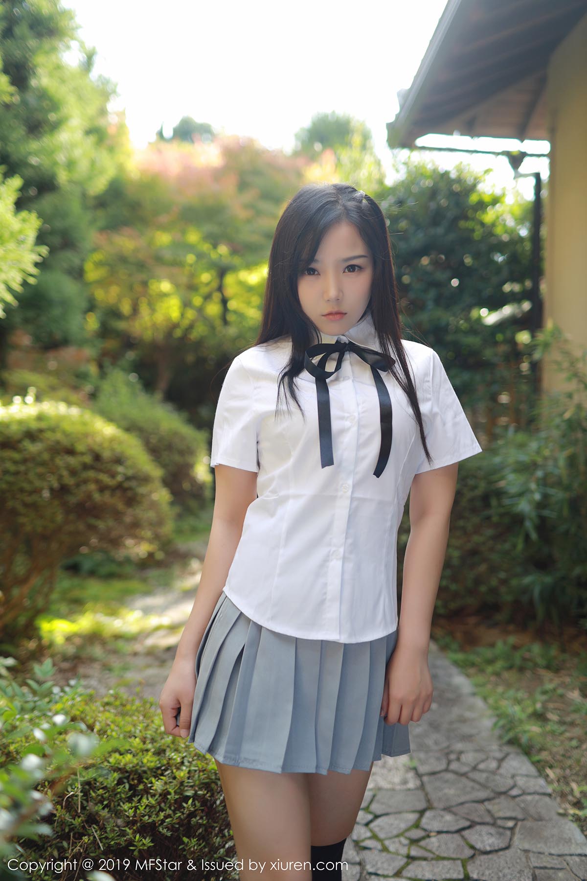 [MFStar模范学院]MF20190524VOL0193 VOL.193 JK制服小清新 徐微微mia预览图 2
