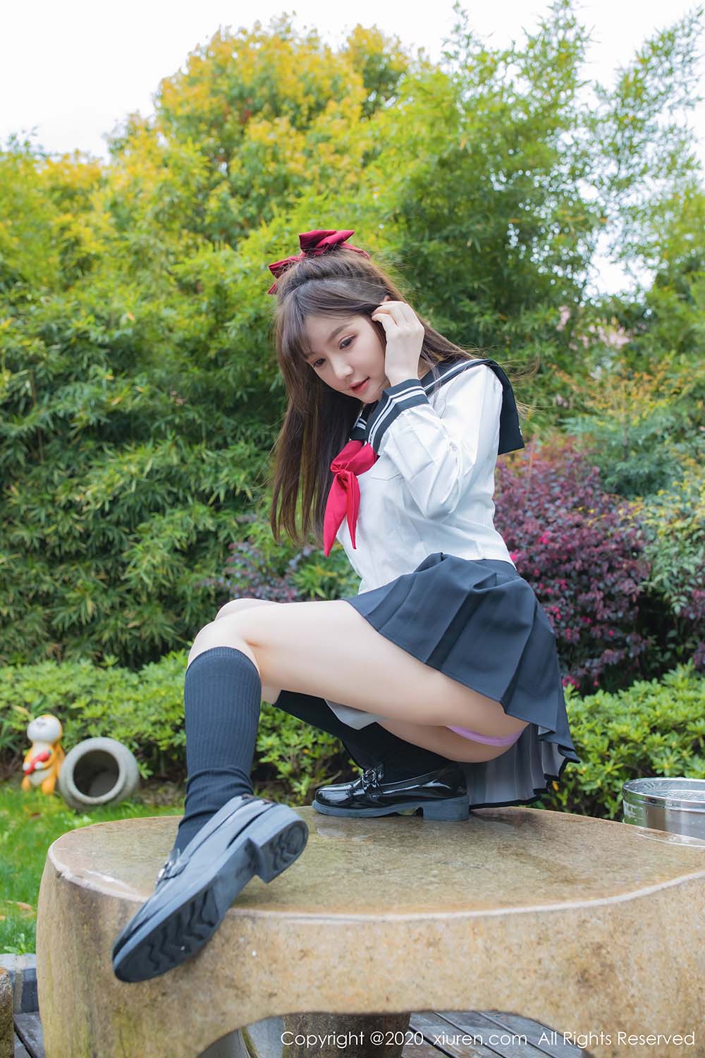 [Xiuren秀人网]XR20200427N02193 NO.2193 糯美子Mini 校园学生服预览图 3