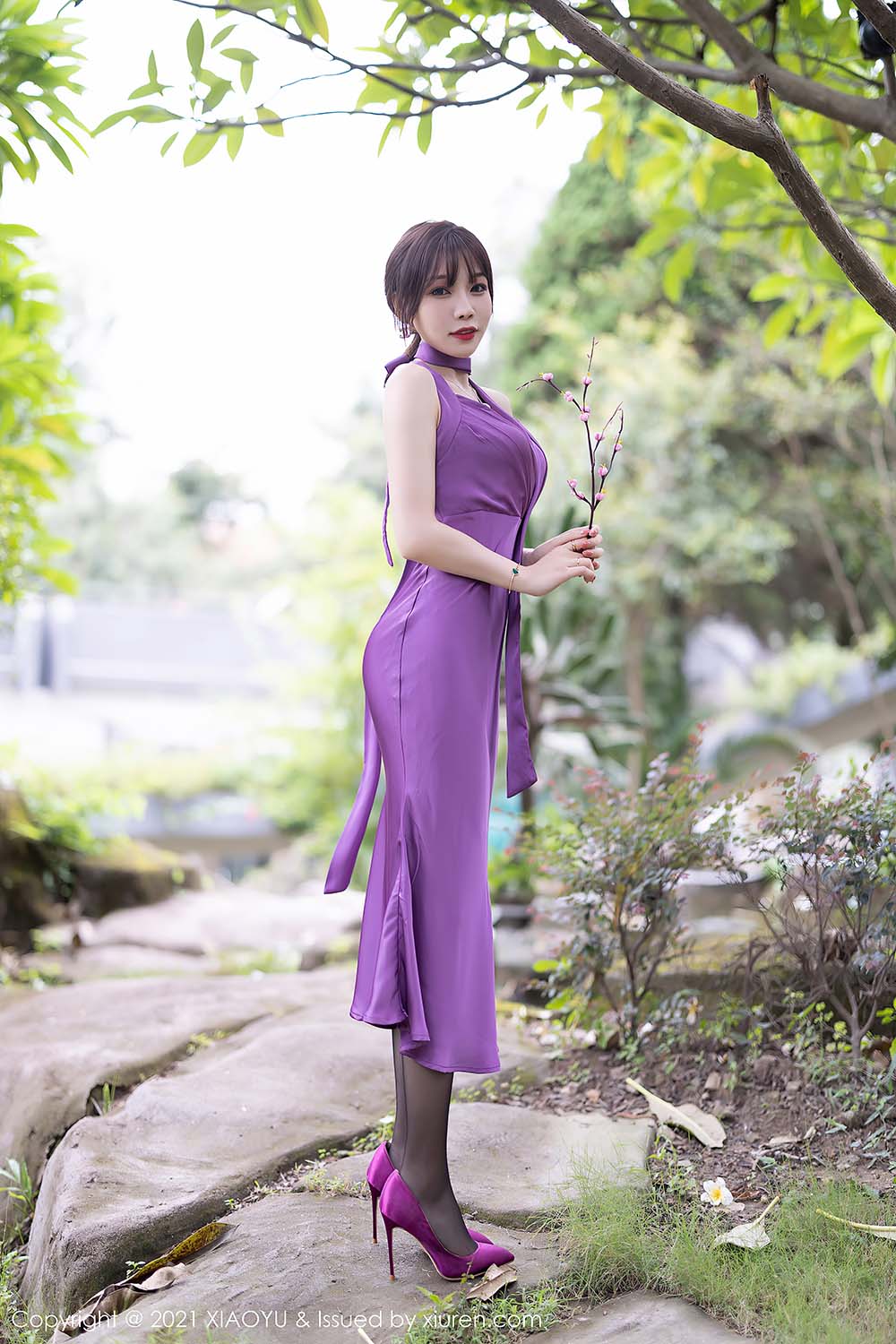 [XIAOYU语画界] VOL.634 黑丝长裙私房写真 芝芝Booty