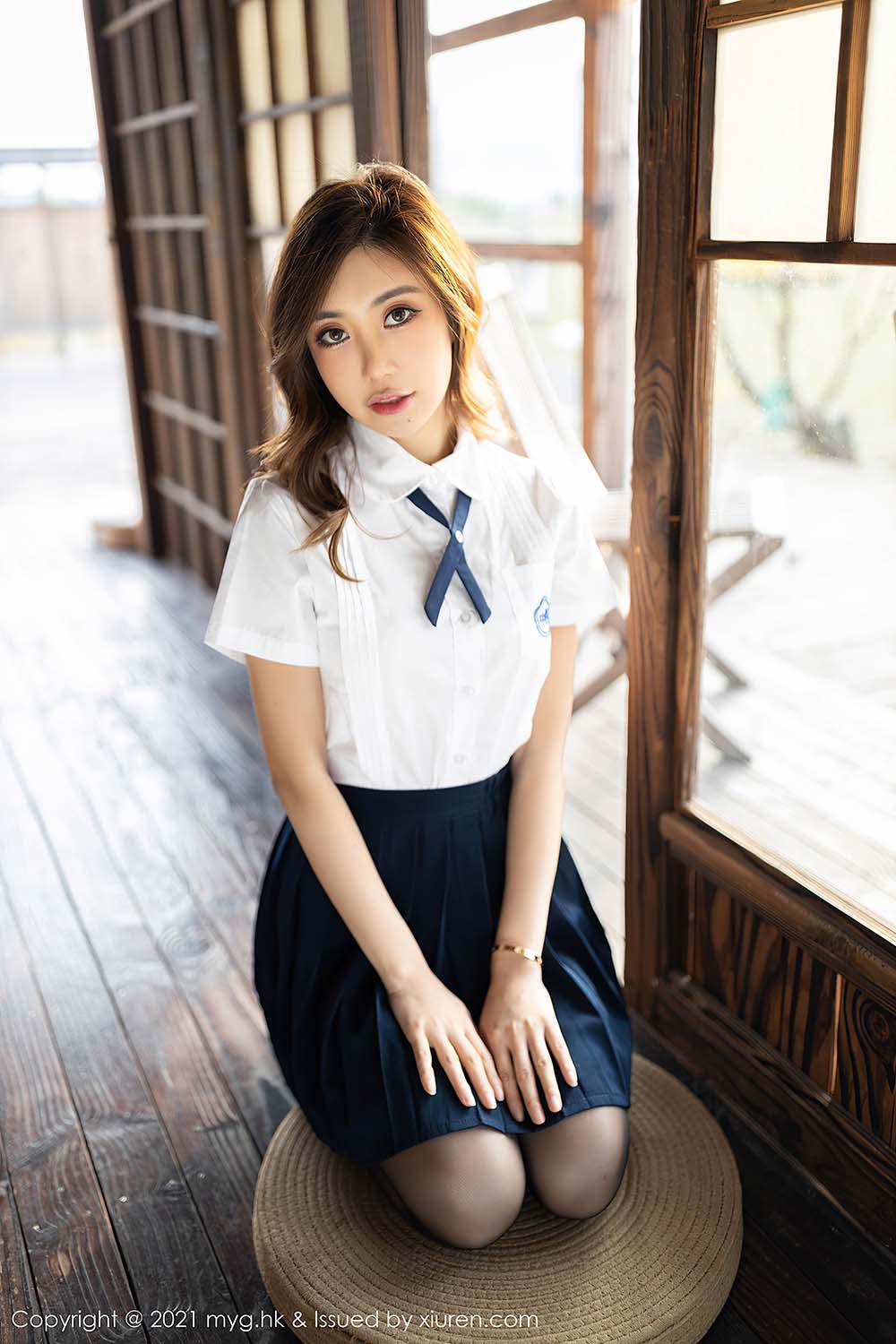 [MyGirl美媛馆] VOL.618 校服制服系列 绮里嘉ula